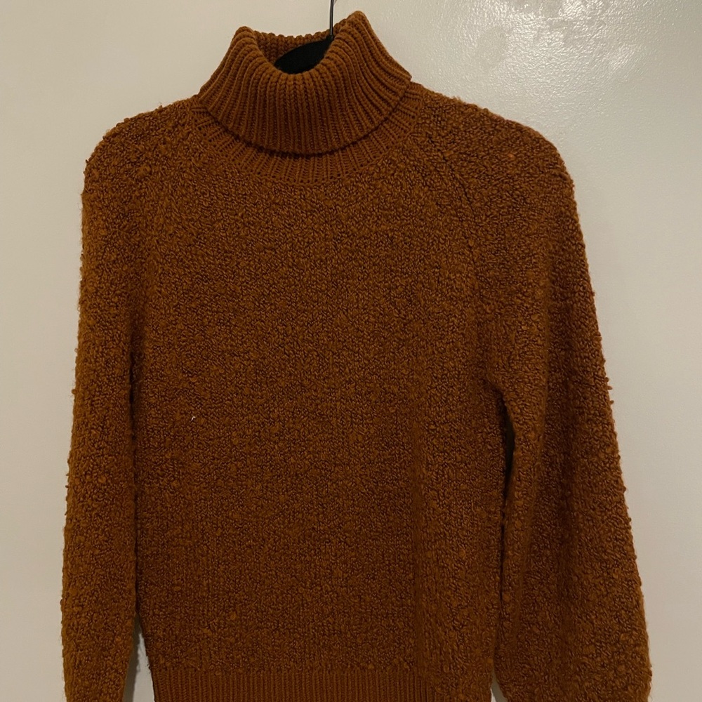 Who What Wear Shaggy Brown Sweater